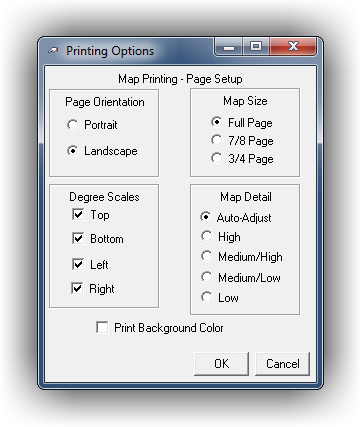 Page Setup