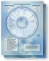 A Davison Relationship chart with interpretations for planets in houses and planets in aspect.