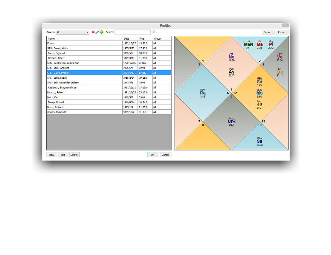 Bindu Astrology Software