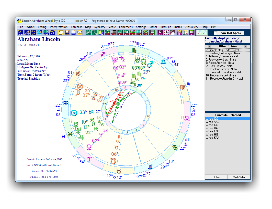 Cosmic Patterns Astrology Software